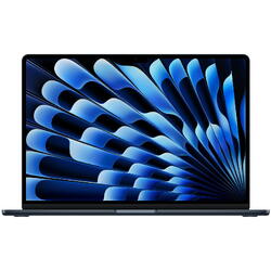 MacBook Air 15 with Liquid Retina, 15.3 inch Apple M4 chip (10-core CPU), 16GB, 512GB SSD, Apple M4 10-core GPU, macOS, Midnight, INT keyboard, 2025